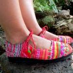 colorful ballet flats